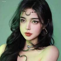 Accessories Forehead Tassel Womens Hair Accessories Earrings Tibetan Exotic Pendant Forehead Chain Ethnic Style Accessories Between the Eyebrows