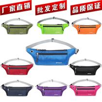 Outdoor fashion running casual sports waist bag invisible cross-body sports shoulder bag plaid close-fitting mobile phone waist bag