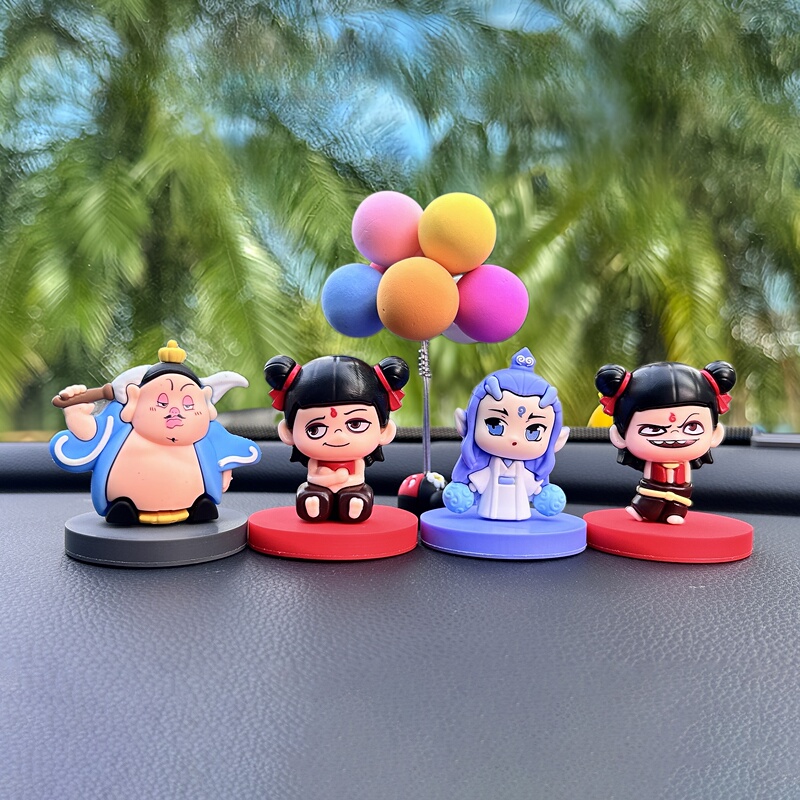 Nezha Car Ornaments Figurine Car Interior Decoration Cartoon Doll Car Dashboard 2025 New Model Decorative Items Nezha Car Ornaments Figurine Car Interior Decoration Cartoon Doll Car Dashboard 2025 New Model Decorative Items