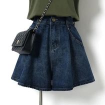 Loose Wide Leg Denim Shorts for Women Fashion Korean Summer