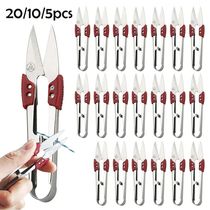 5 10 20pcs U Thread Scissors Stainless Steel Yarn Shears Cut