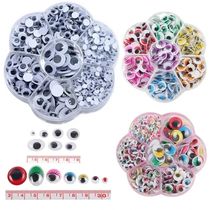 210-800PCS Self Adhesive Doll Eyes for DIY Craft Toys Googl