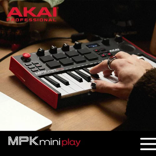 Официальные прямые продажи ｜ Yajia akai Mpk Mini Play Mk3 Portable 25 клавиатура поставляется с источником звука батареи