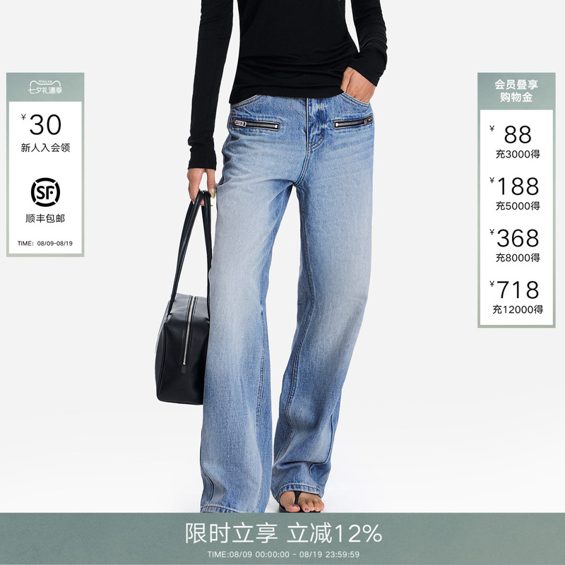 Called Back Retro Wide-Leg Jeans for Women 2026 Autumn New Blue High-Waisted Slimming Versatile Long Pants Called Back Retro Wide-Leg Jeans for Women 2026 Autumn New Blue High-Waisted Slimming Versatile Long Pants
