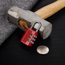 Code lock Metal mini suitcase small padlock Gym locker door Mechanical luggage code lock L
