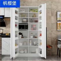 Modern simple sideboard integrated wall-mounted household high cabinet large capacity multi-functional storage cabinet Internet celebrity snack cabinet