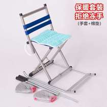 Snow ice car ice car ice skate chair double wooden skate car skating artifact sledge ice sled outdoor tool