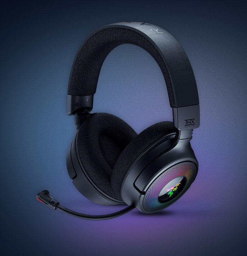 Проводной игровой гарнитуры razer雷蛇北海巨妖v4头戴式蓝牙2.4g三模无线rgb电竞游戏耳机麦