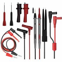 Electrical Multimeter Test Lead Set Test Hook Test Probe Lead Professional Kit 1000V 10A