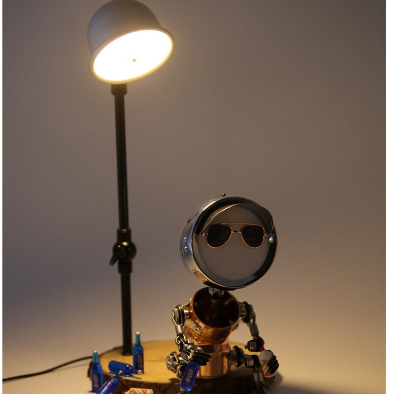 Boyfriend's Birthday Gift Teacher's Day Creative Industrial Style Desktop Ornament Cyber Steampunk Industrial Style Night Light