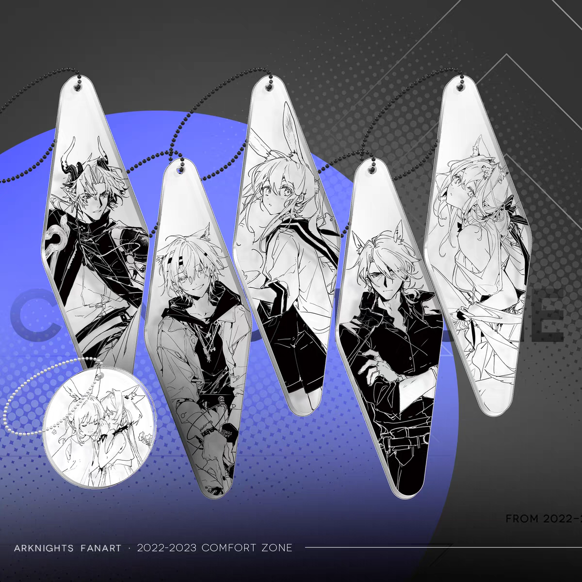 【Подлинное пятно】Плакат коллекции ComfortZone Ark of Tomorrow миниฟан Lapland Amia