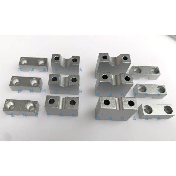 Panel Aluminum Block Bracket Alloy Pipe Clamp Laboratory Double-Hole Gas Line Pipe Clamp 1/4 3/8 1/ 2inch