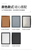 IGIFTFIRE custom aluminum frame glass cabinet door custom narrow edge Changhong tempered glass brown black gray wardrobe door