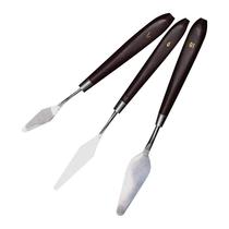 Oil painting scraper pigment palette knife oil painting knife art acrylic gouache paint spatula pick knife painting supplies set