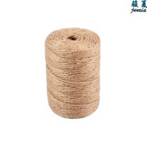Decorative rope hemp rope lighting material jute thread binding climbing rope packaging string flaxen color weaving craft yellow