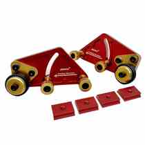 Upgraded double-wheel press woodworking multi-function bearing roller press flip-up table saw feather board