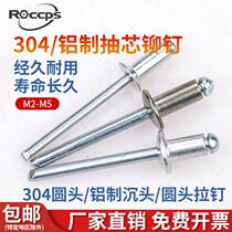 2 4M2 8m3 3 2 6 4 aluminum blind rivets round head countersunk head rivets screws decorative nails stainless steel Latin