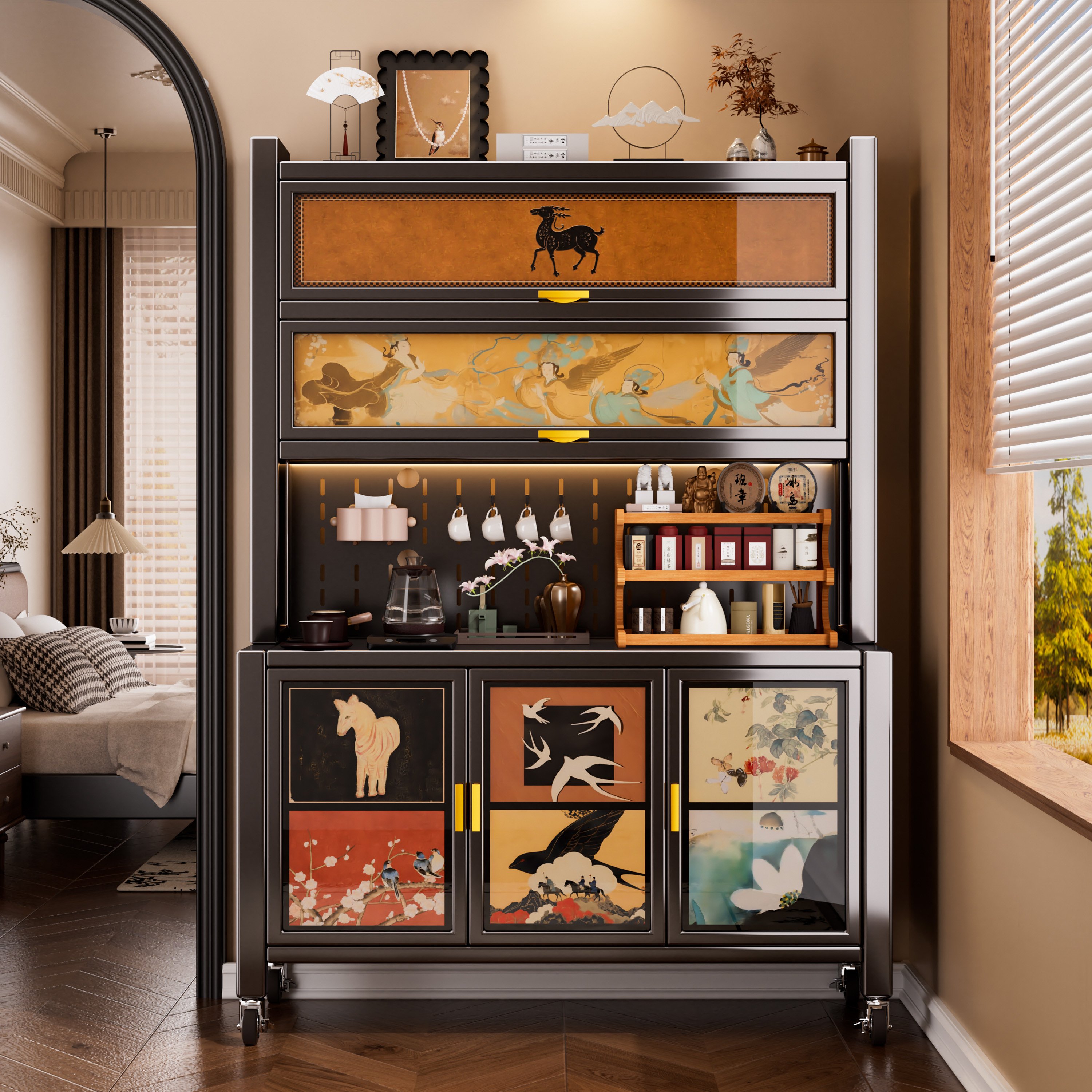 Sideboard 2025 new style light luxury and high-end