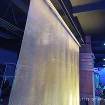 Metal mesh water curtain waterfall flow screen courtyard steel mesh water curtain light water curtain large indoor partition wall