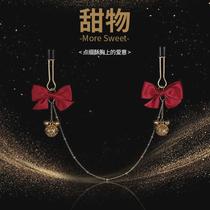 Bow bell nipple clamps for women SM sex tools flirting vaginal clamps punishment nipple tools nipple clamps