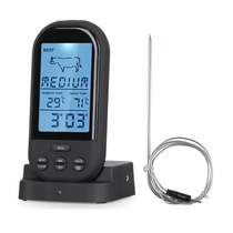 Wireless BBQ Thermometer Kitchen Food Smart BBQ Fork Electronic Digital Display BBQ Thermometer Water Thermometer
