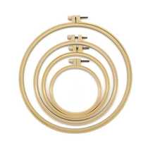 Rapid delivery cross stitch imitation wood color embroidery hoop adjustable embroidery frame handmade embroidery stand tool diy embroidery flower stretcher