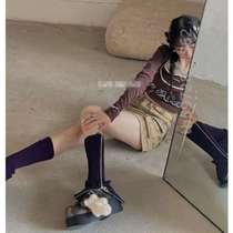 Autumn and winter boot leg warmers for women zipper leg snow socks fat sets winter calf heap boots and socks sets