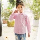Áo sơ mi nữ tay dài cotton cotton 2018 mùa thu nữ áo trắng lớn mùa thu bé gái áo tây áo sơ mi trắng bé gái