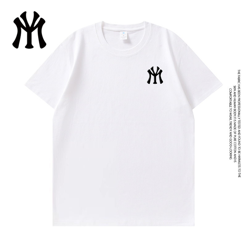 Myvm Official Genuine Summer Couple Pure Cotton Short-Sleeve Trendy Short-Sleeve Men's Popular New 26 Style T-Shirt for Men and Women 1