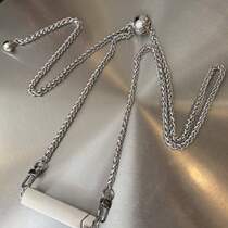 Lanyard high-end womens back advanced adjustable diagonal chain @ can be hung across the shoulder cross-diagonal chain high-end mobile phone chain