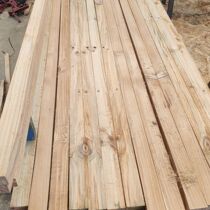 Construction site formwork wood Fangjia wood JUG board sleeper pad pine wood factory can make and process white pine ironclad fir flower