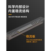 Duck bill stainless steel waterfall outlet flow wall courtyard water curtain wall flow channel water feature wall flow plate flow outlet