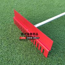 Track and field long jump sand pit aluminum alloy toothed and toothless flat sand board sand scraper stainless steel dual-purpose sand rake