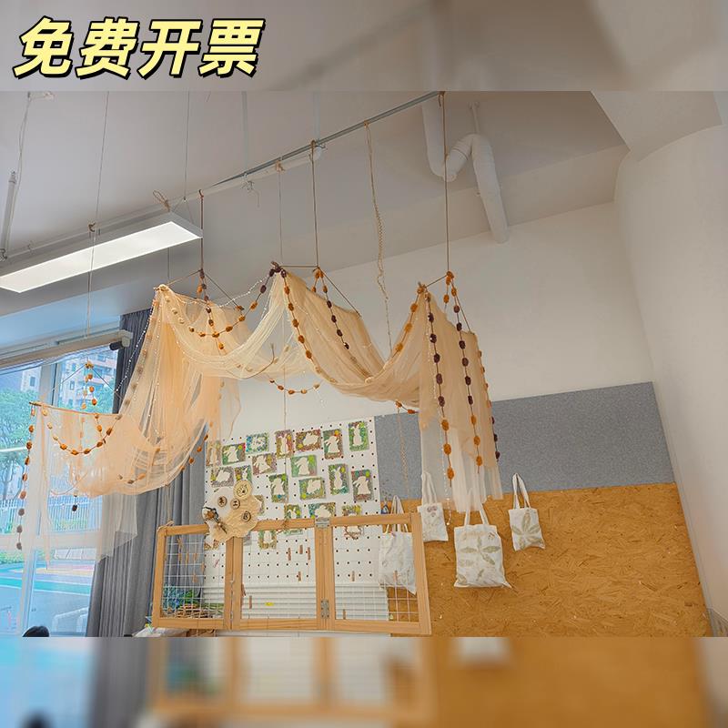 Kindergarten Autumn Scene Decoration DIY Natural Wood Wind Chimes String Round Wooden Stick Hanging Ornaments Kindergarten Autumn Scene Decoration DIY Natural Wood Wind Chimes String Round Wooden Stick Hanging Ornaments