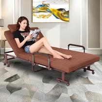 Export environmentally friendly single folding bed installation-free office nap break nanny child escort hotel reinforced bed