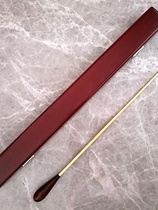 High-end professional maple conductor baton purple satin wood pole rosewood color special gift box band orchestra concert performance