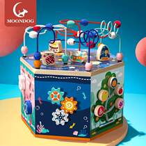 Treasure Box Puzzle 0 Childrens Beads 1 Toy 3 Busy Years Old Hexahedron Baby 2 Toddlers 1 Large Winding Beads Early Education Baby