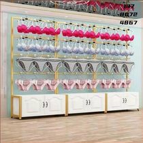 Underwear store display rack bra and underwear display rack against the wall pajamas display cabinet underwear store underwear display cabinet with hook