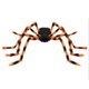 Halloween Decoration Orange and Black Spider Ornaments Outdoor Triangle Spider Web Hangings Scene Atmosphere Layout Props Pendant