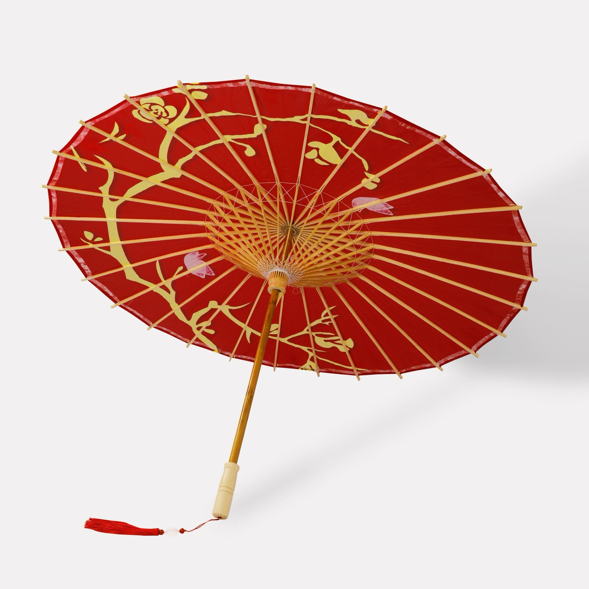 天官赐福动漫花城主红色油纸伞cosplay男女道具银蝶血雨探花雨伞-淘宝网