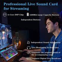 Professional Studio Recording Kit placa de som Live Cards