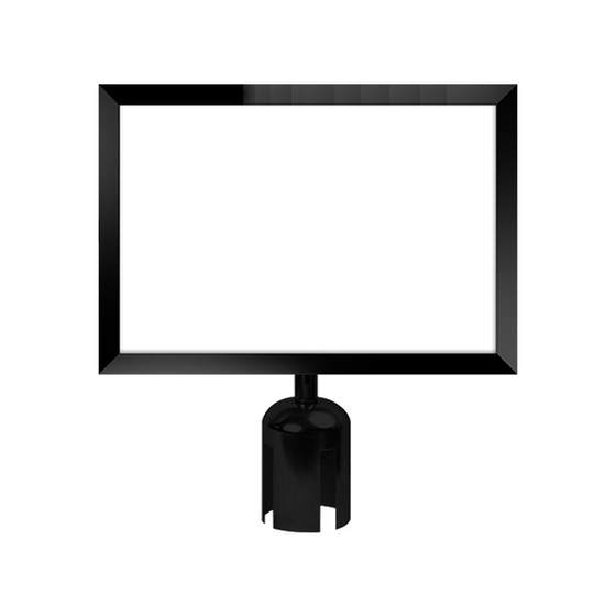 스테인레스 스틸 수직 플라크 A4 간판 A3 빌보드 1 미터 라인 격리 가드 레일 호텔 가이드 디스플레이 보드