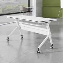 Folding training table and chair combination mobile splicing conference table educational institution school double multi-functional long desk