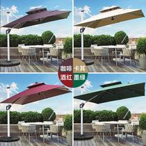 Outdoor courtyard parasol outdoor half garden balcony open-air display