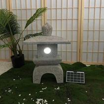 High-end stone lantern Japanese garden stone lamp bluestone antique carbide lamp outdoor garden lawn lamp natural stone sculpture pendulum
