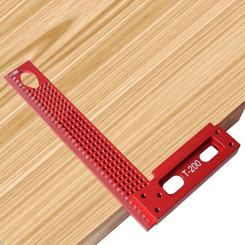High-precision woodworking hole ruler with holes, is the ...