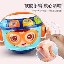 Children not tumblers clapping a drum puzzle early to teach 0-1-year-old baby music clapping drums for 3-6 months young childrens toys