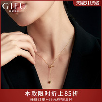 GIFU925 sterling silver necklace women light luxury niche design feel cold style simple choker 2021 New Tide