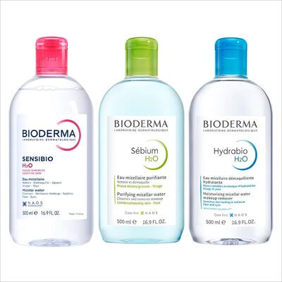 脸部500ml清洁粉水蓝水bioderma