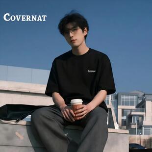 COVERNAT韩国男款短袖纯棉T恤2件